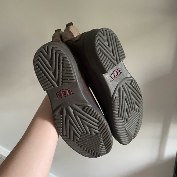 UGG Elsa Equestrian Knee High Boot in Brown Chestnut Leather Size 5 - Picture 9 of 10